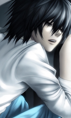 Das Death Note Lawliet Wallpaper 240x400