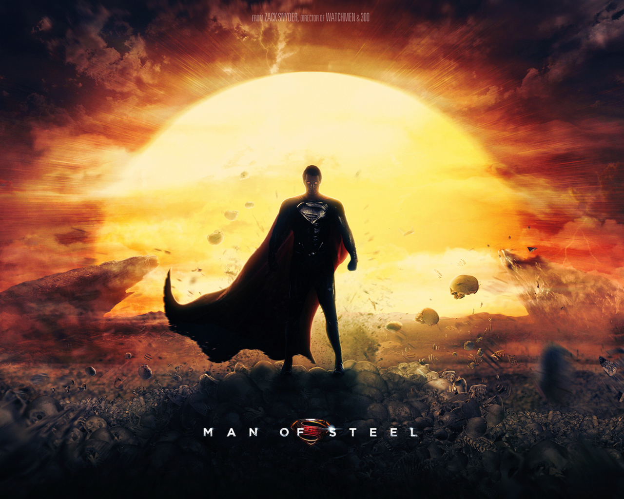 Fondo de pantalla DC Comics - Man of Steel 1280x1024