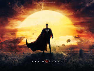 Sfondi DC Comics - Man of Steel 320x240