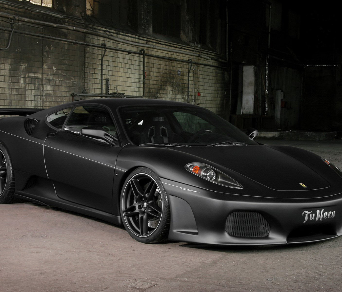 Ferrari F430 Black wallpaper 1200x1024