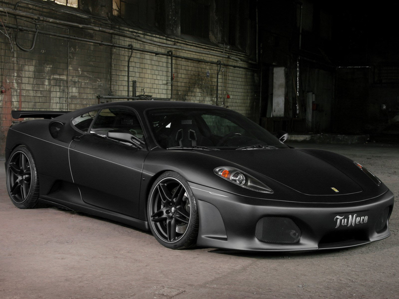 Ferrari F430 Black wallpaper 1280x960