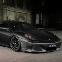Fondo de pantalla Ferrari F430 Black 128x128