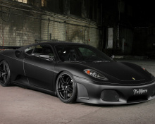 Das Ferrari F430 Black Wallpaper 220x176