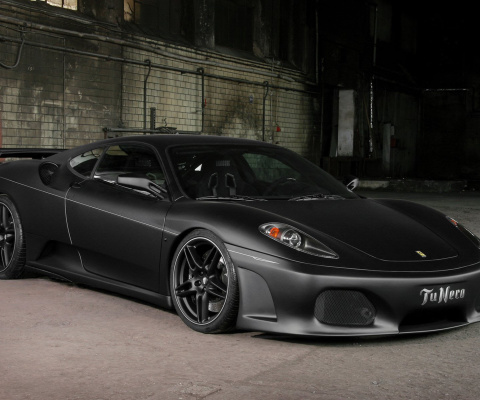 Ferrari F430 Black wallpaper 480x400