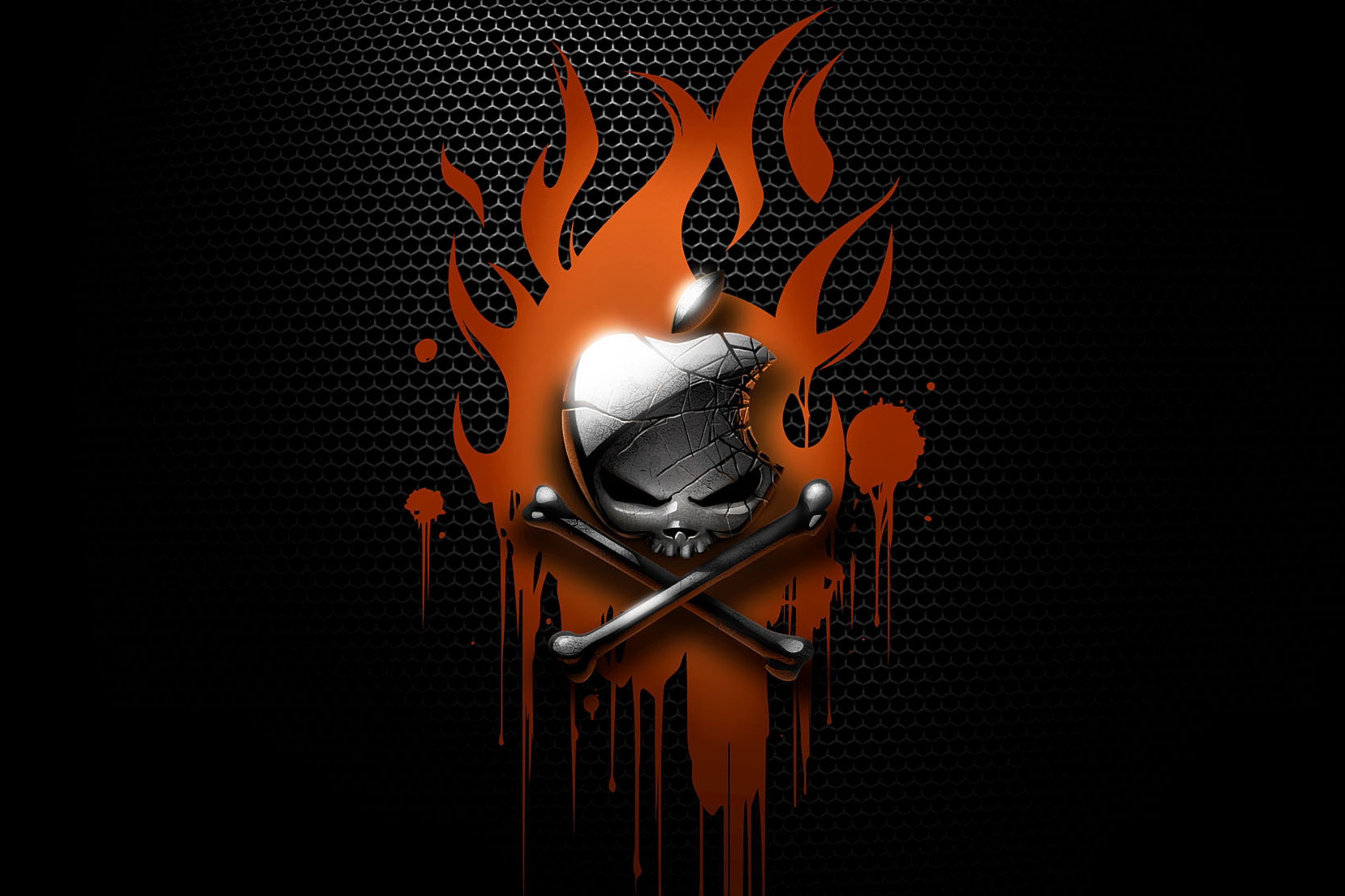 Sfondi Apple On Fire 2880x1920