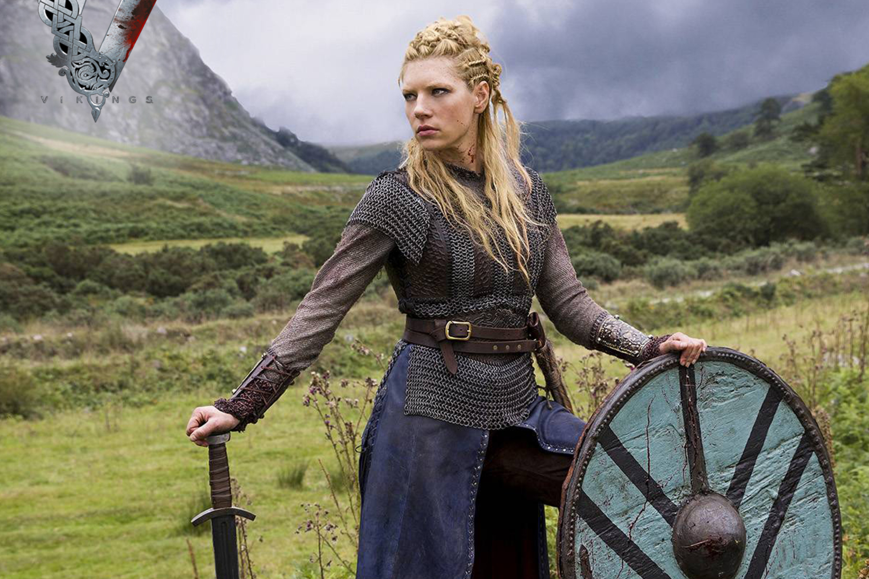 Lagertha Vikings Wallpaper for Android 2880x1920