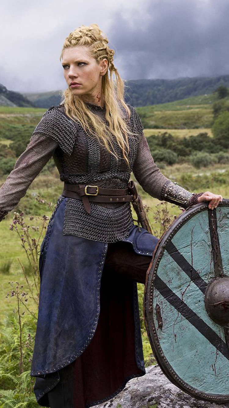 Lagertha Vikings wallpaper 750x1334