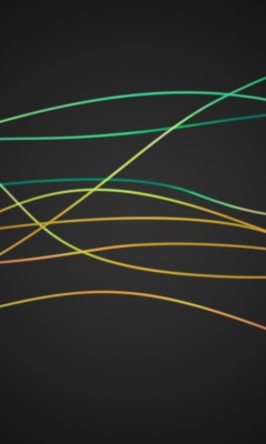 Colorful Glow Lines wallpaper 240x400