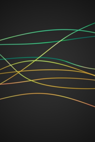 Colorful Glow Lines wallpaper 320x480