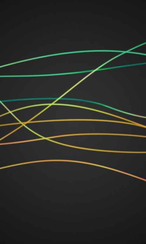 Colorful Glow Lines wallpaper 480x800