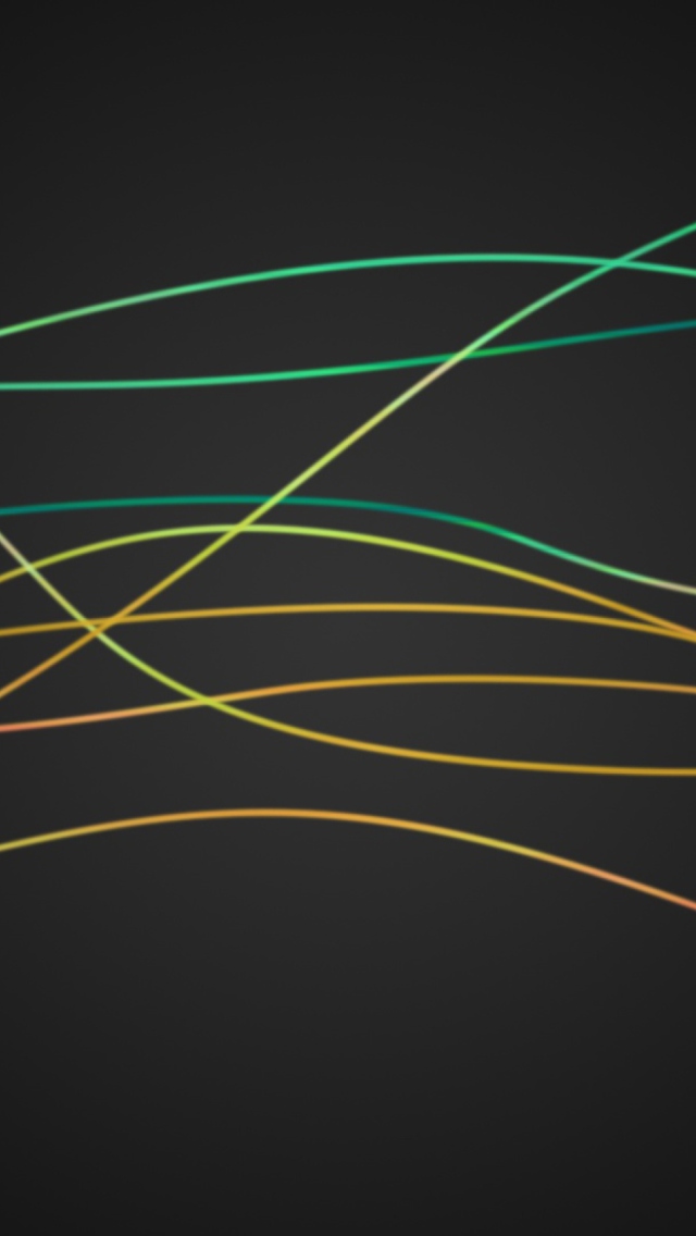 Colorful Glow Lines wallpaper 640x1136