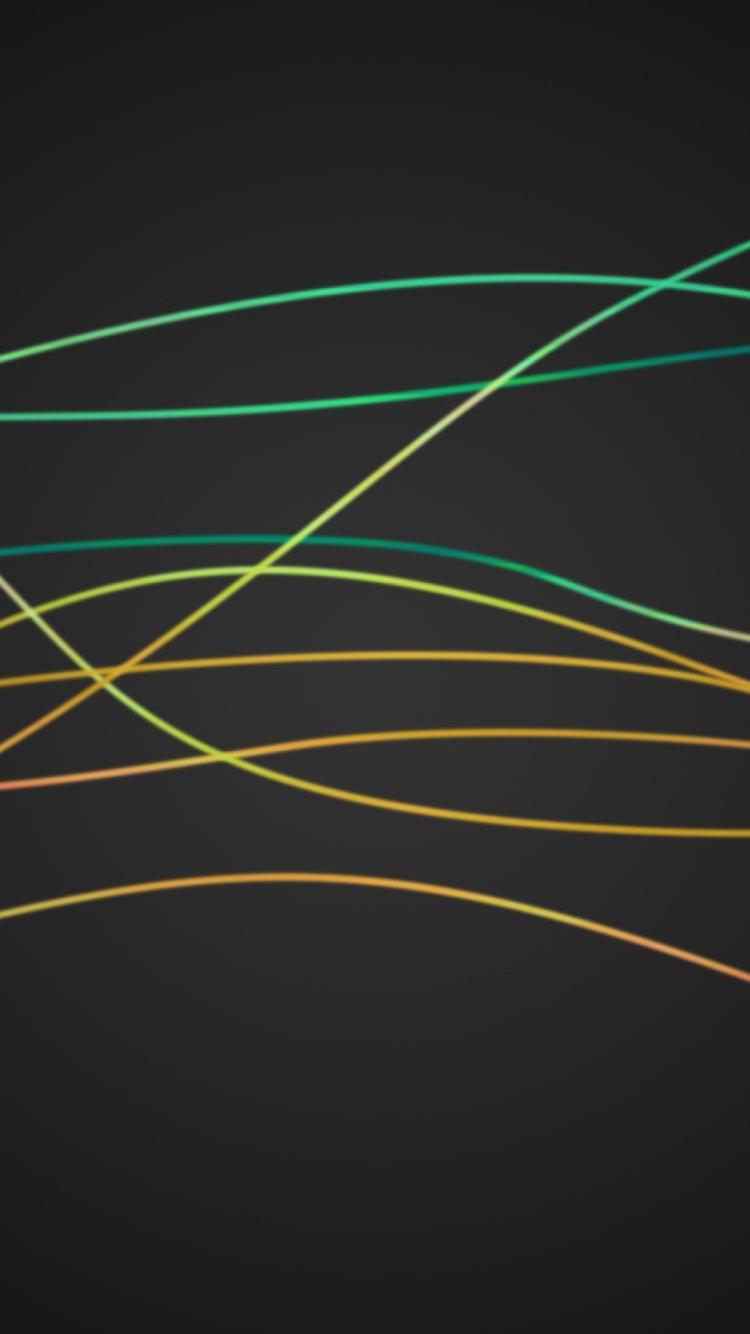 Colorful Glow Lines wallpaper 750x1334