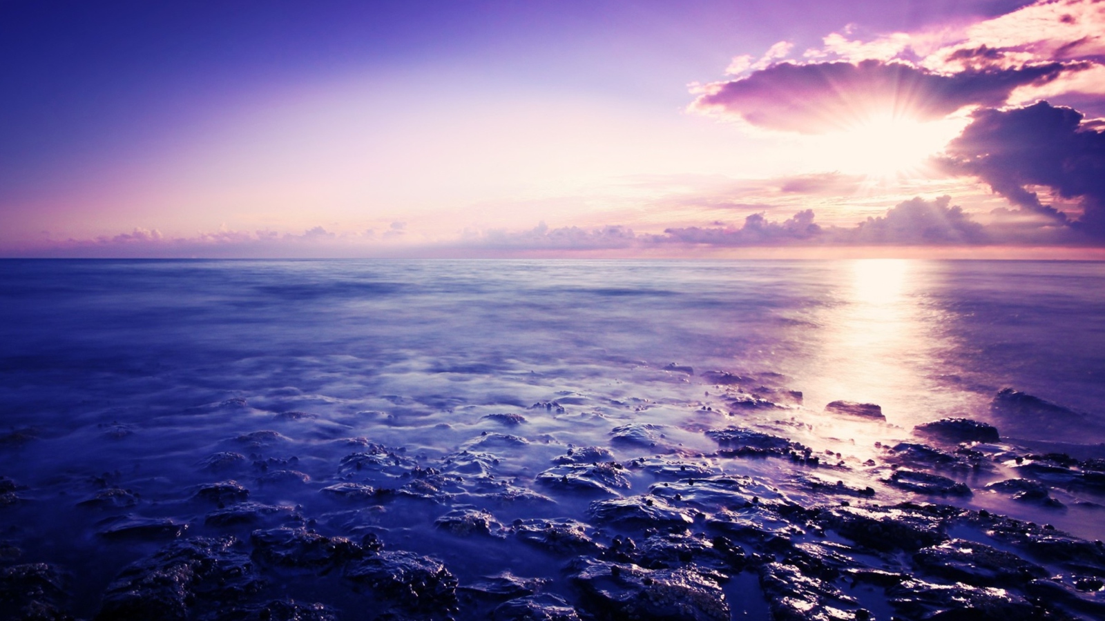 Sunrise Above Sea screenshot #1 1600x900