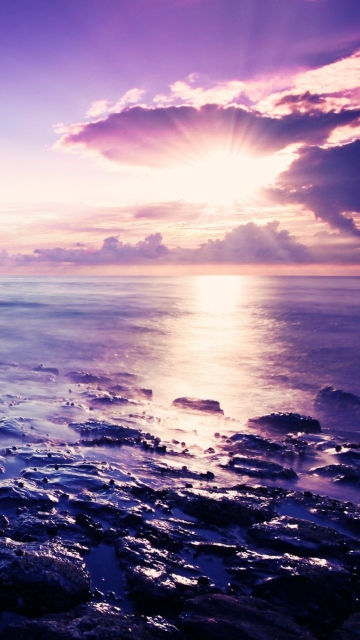Sunrise Above Sea screenshot #1 360x640