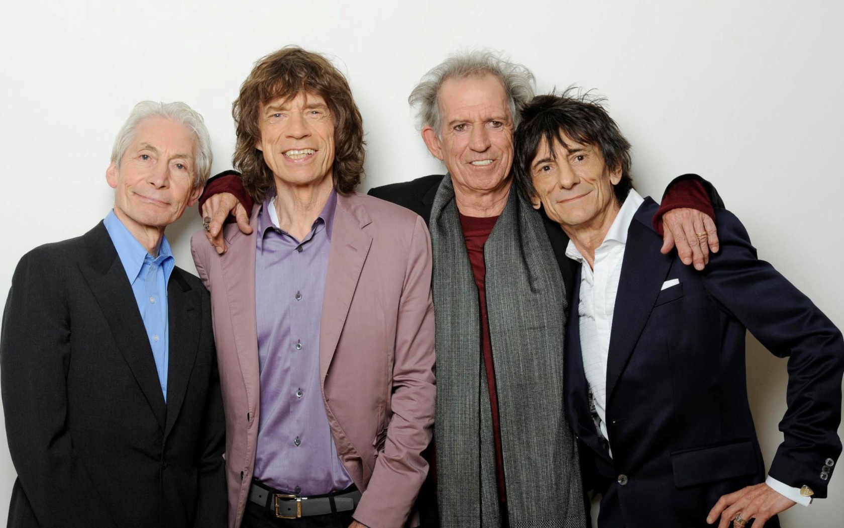 Das Rolling Stones, Mick Jagger, Keith Richards, Charlie Watts, Ron Wood Wallpaper 1680x1050