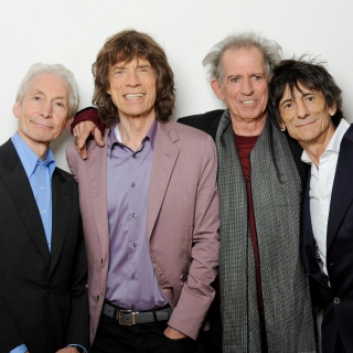 Rolling Stones, Mick Jagger, Keith Richards, Charlie Watts, Ron Wood sfondi gratuiti per iPad Air
