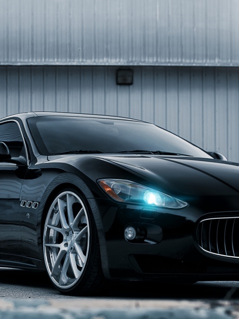 Maserati GranTurismo HD wallpaper 480x640