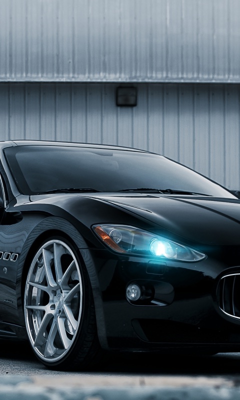 Maserati GranTurismo HD wallpaper 480x800