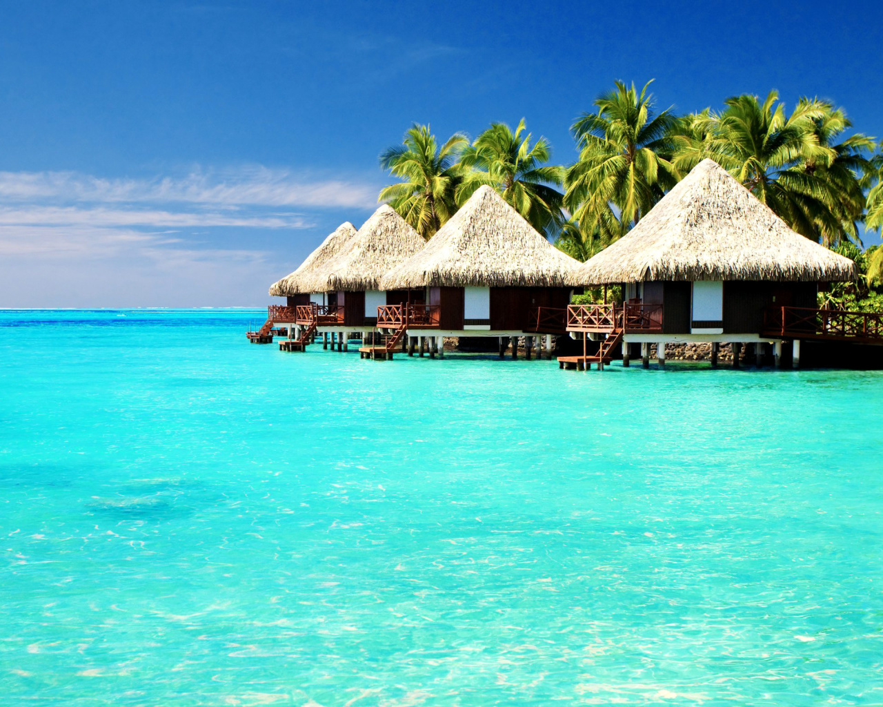 Das Maldives Islands best Destination for Honeymoon Wallpaper 1280x1024