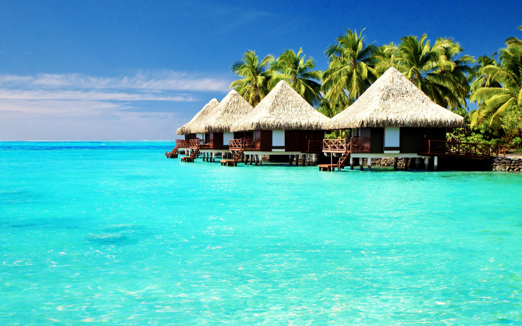 Das Maldives Islands best Destination for Honeymoon Wallpaper 1680x1050