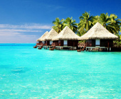 Das Maldives Islands best Destination for Honeymoon Wallpaper 176x144