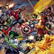 Sfondi Marvel Civil War 208x208