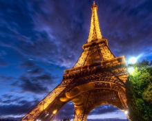 Eiffel Tower wallpaper 220x176