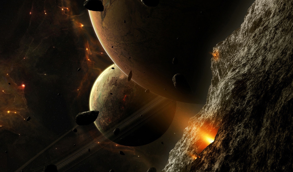 Screenshot №1 pro téma Asteroids And Planets 1024x600
