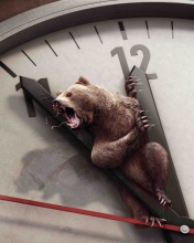 Fondo de pantalla Angry Bear 176x220