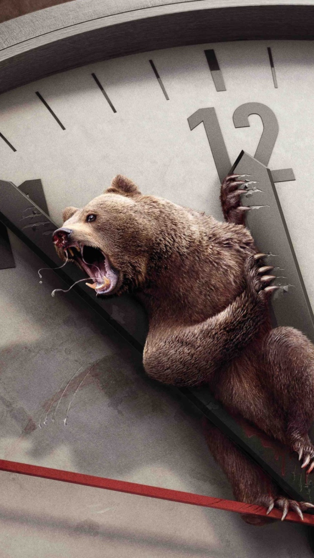 Angry Bear wallpaper 640x1136