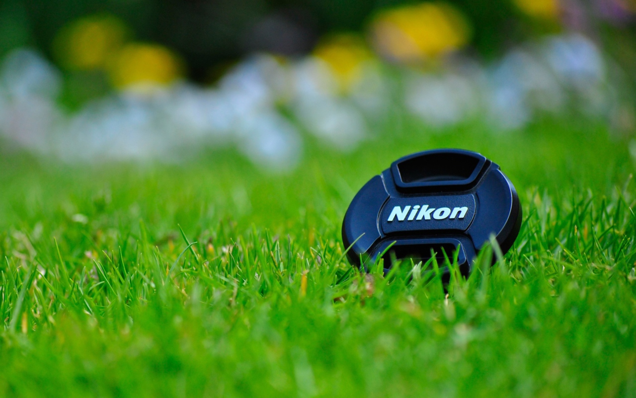 Nikon Lense Cap wallpaper 1280x800