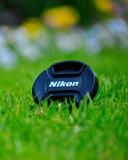 Nikon Lense Cap wallpaper 128x160