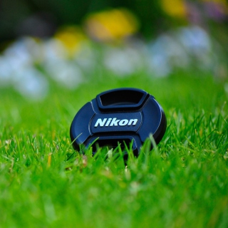 Nikon Lense Cap Background for iPad Air