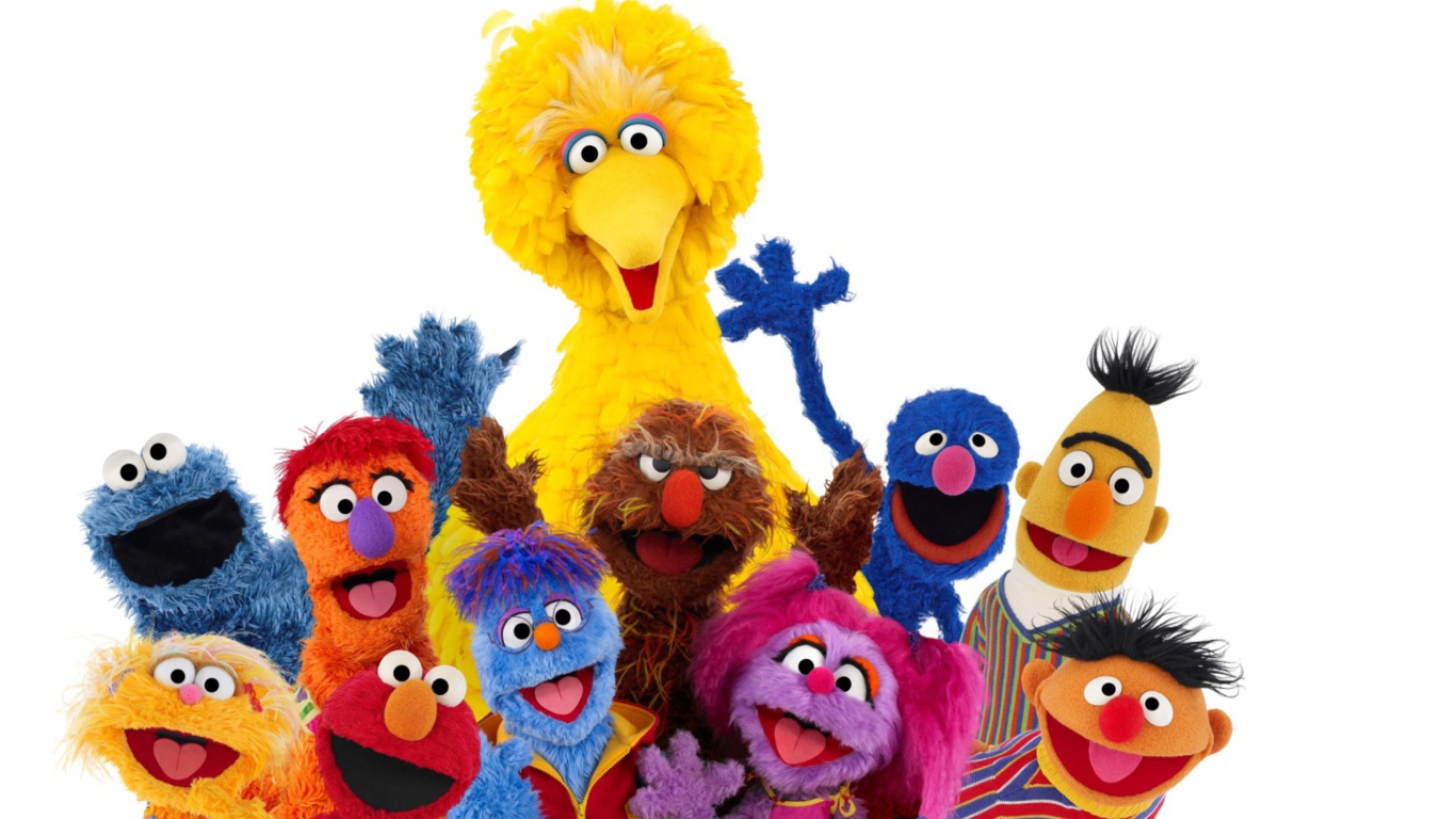 Screenshot №1 pro téma Sesame Street A-B-C 1366x768