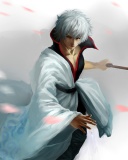 Обои Sakata Gintoki - Gintama 128x160