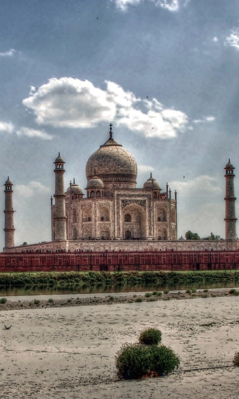 Taj Mahal, India wallpaper 480x800