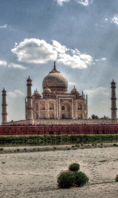 Taj Mahal, India screenshot #1 480x800