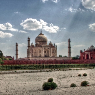 Taj Mahal, India - Obrázkek zdarma pro 1024x1024