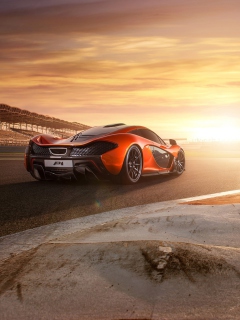 Das 2013 Mclaren P1 At Bahrain Wallpaper 240x320