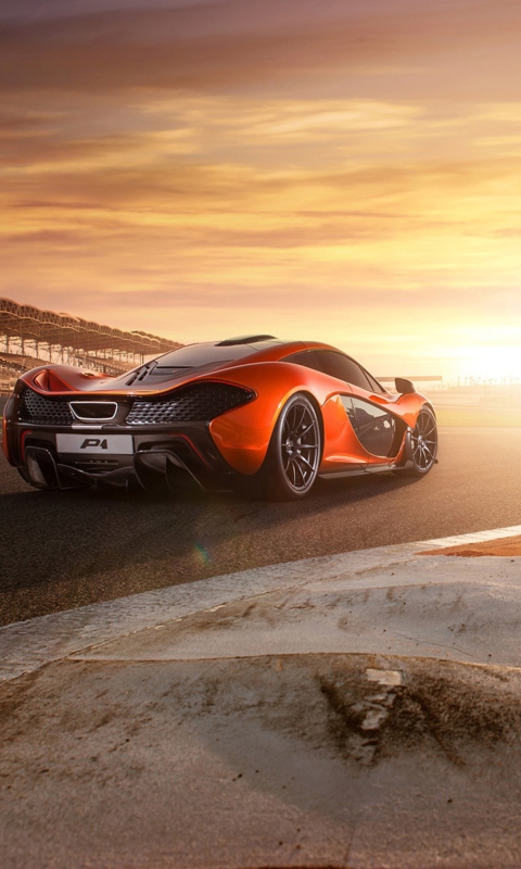 Fondo de pantalla 2013 Mclaren P1 At Bahrain 480x800