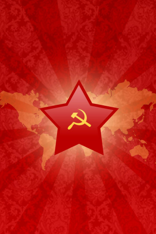 Fondo de pantalla Soviet Union Logo 320x480
