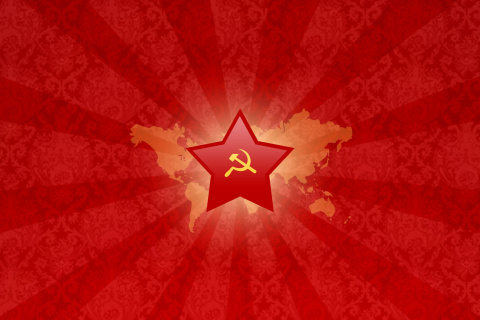 Das Soviet Union Logo Wallpaper 480x320