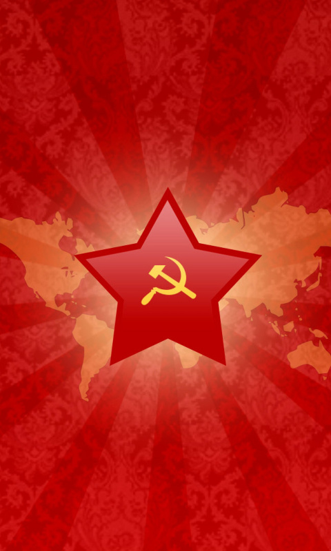 Fondo de pantalla Soviet Union Logo 480x800