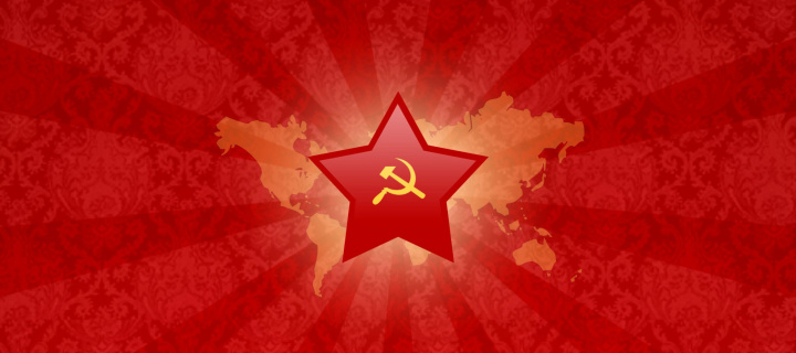 Обои Soviet Union Logo 720x320