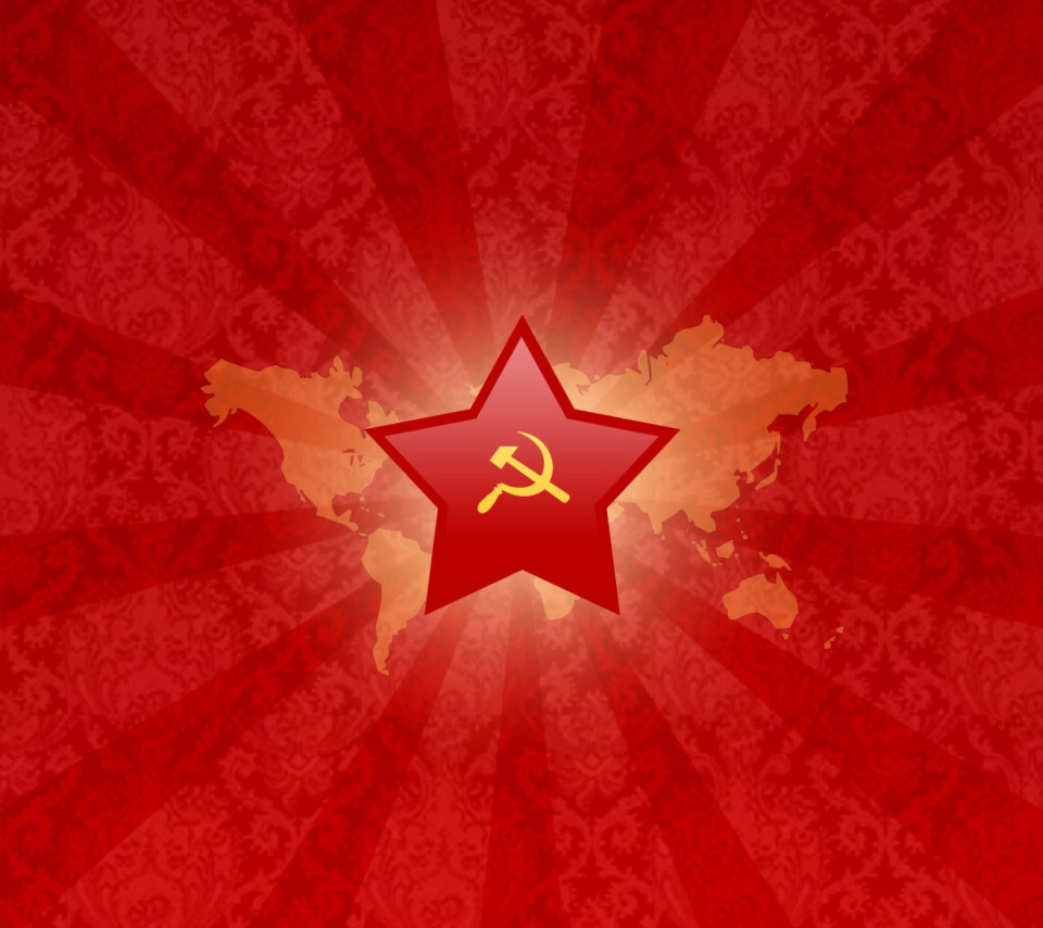 Das Soviet Union Logo Wallpaper 960x854