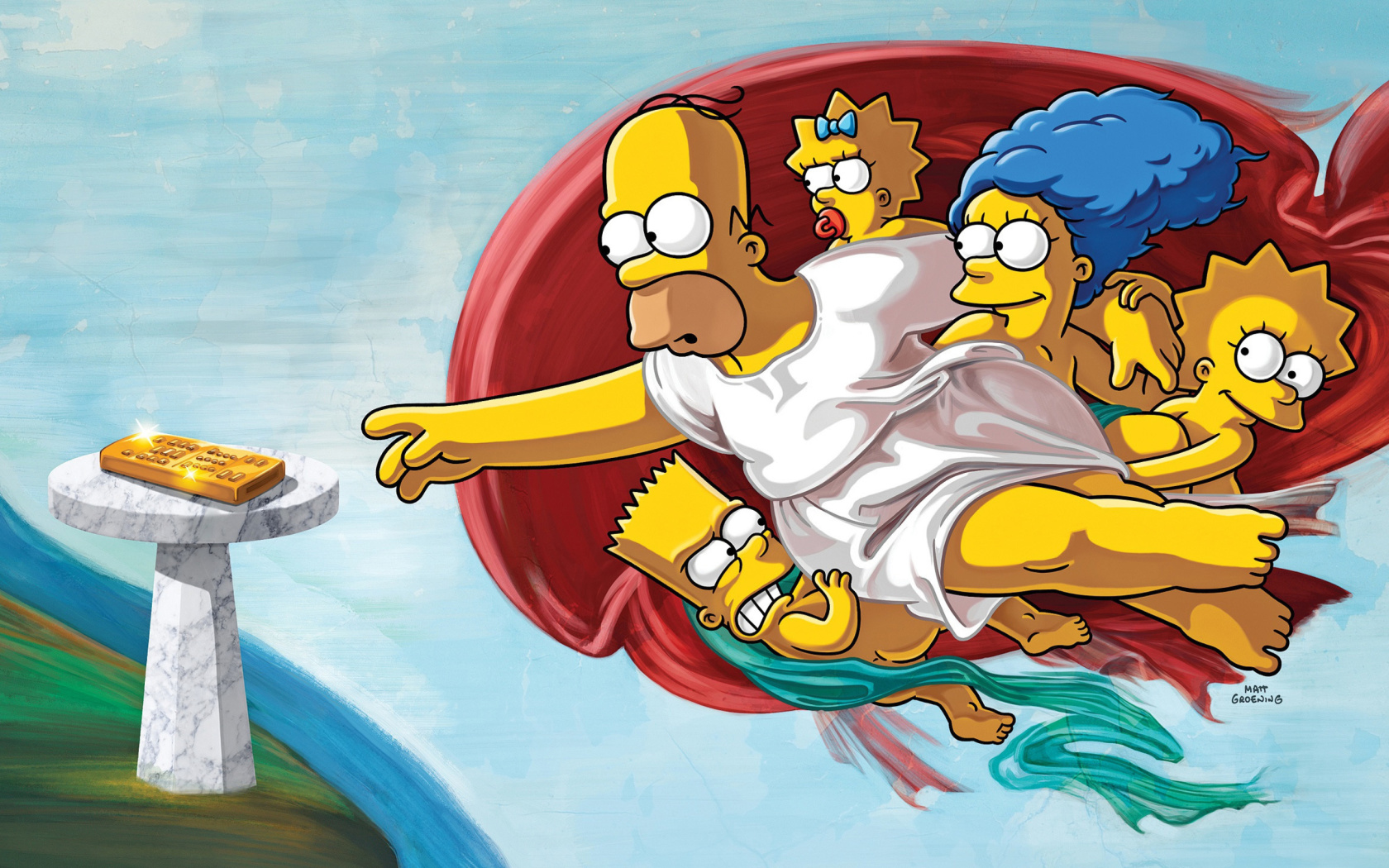 Das Simpsons HD Wallpaper 1680x1050
