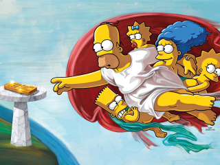 Обои Simpsons HD 320x240