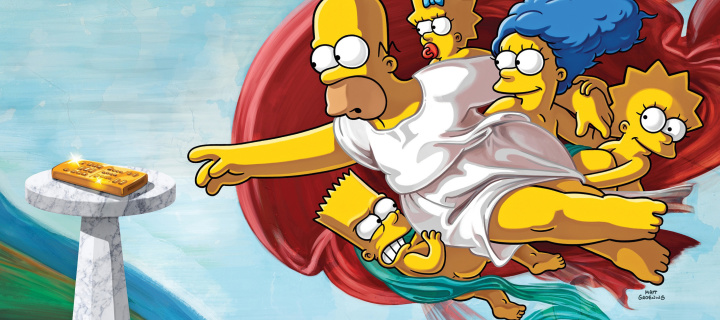 Das Simpsons HD Wallpaper 720x320