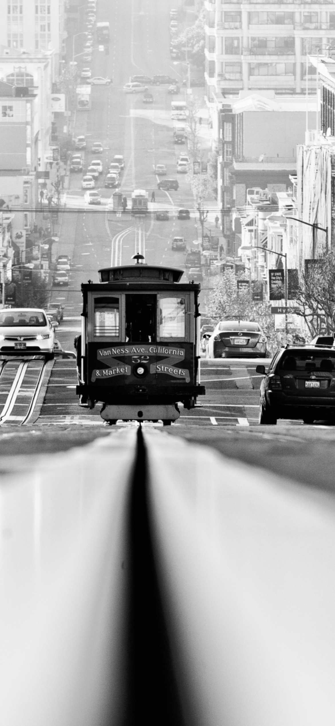 Das San Francisco Tram Wallpaper 1170x2532