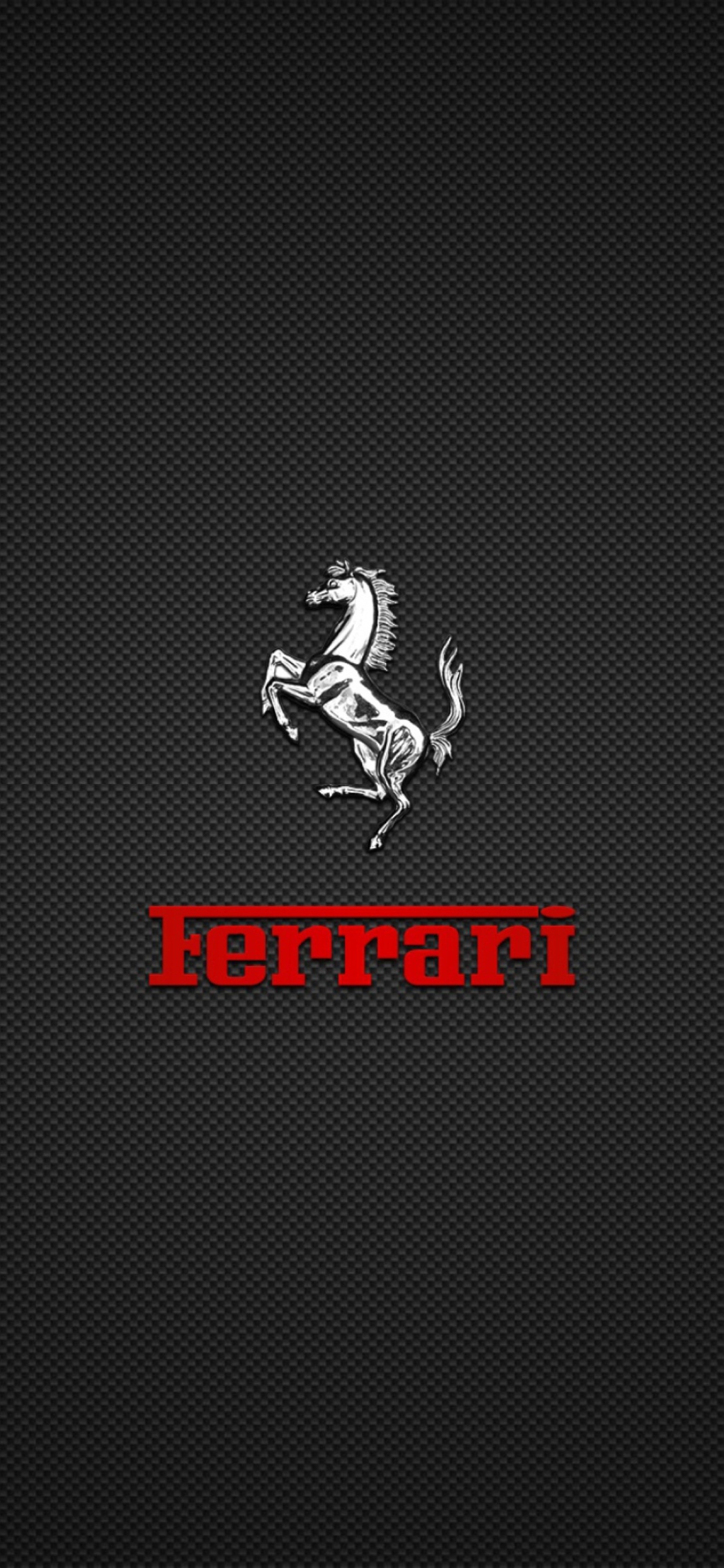 Das Ferrari Logo Wallpaper 1170x2532